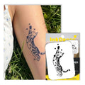 Tabby Cat Temporary Tattoo - Waterproof, Lasts 1-2 Weeks