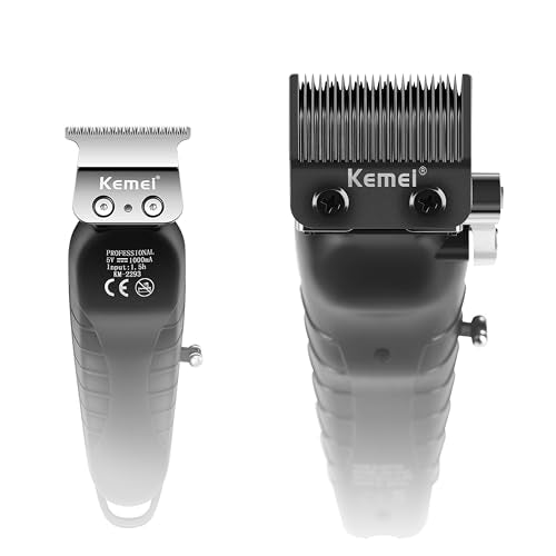 KEMEI Cordless Hair Clippers & Trimmers Set Orange 2293+2296
