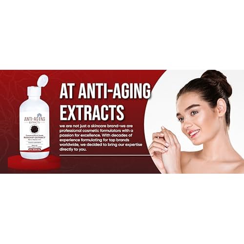 Pure Rosehip Extract Serum ? Premium Cosmetic-Grade Liquid for Skin & Hair ? Hydrating, Anti-Aging Botanical Formula (8 oz)