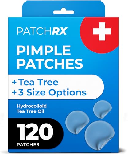 PatchRx Hydrocolloid Acne Patches - 120 Count Pimple Dots