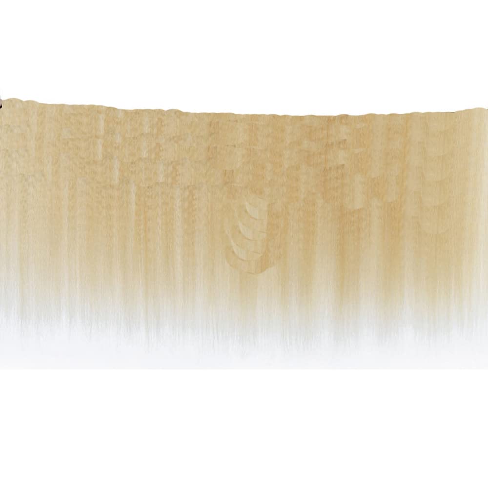 26 28 30 Inch Honey Blonde Bundles Color #27 Kinky Straight Human Hair Extensions Brazilian Virgin Hair 3 Bundles Hair Weave