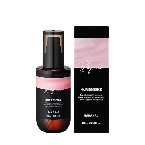 BANANAL Korean Perfumed Hair Essence Oil with Baby Powdery Musk 3.38 fl oz