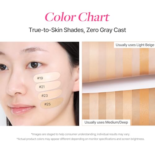 COSNORI True Tone BB Cream 21 - Light Beige Shade, 1.18 Fl Oz