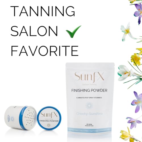 SunFX Setting Powder - Talc-Free Spray Tan Finishing Veil, 4oz