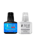 Extra Strong Evolution & Sensitive/Stacy Lash Eyelash Extension Glue 10ml/ Black Adhesive/Individual Semi-Permanent Lash Extensions / 1-2 & 5-6 Sec Drying Time/Low Fumes/Professional Supplies