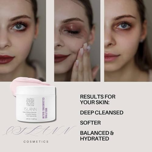 ISLANN Melting Cleansing Balm 3.38oz - Oil Cleanser & Makeup Remover