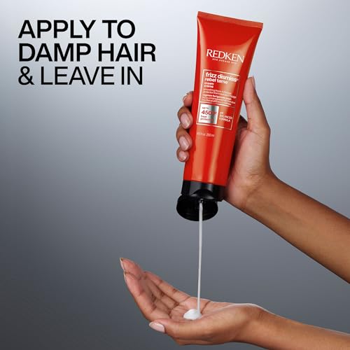 Redken Frizz Dismiss Rebel Tame Leave-In Cream - Heat Protectant for Frizzy Hair