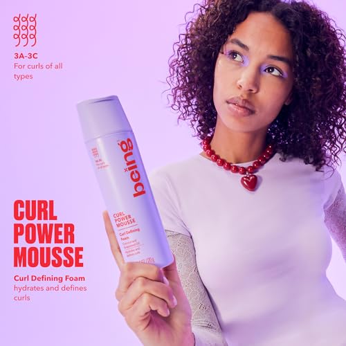 CURL POWER MOUSSE Curl Defining Foam with Coconut & Grapeseed Oil - 6 oz (Pack of 2)