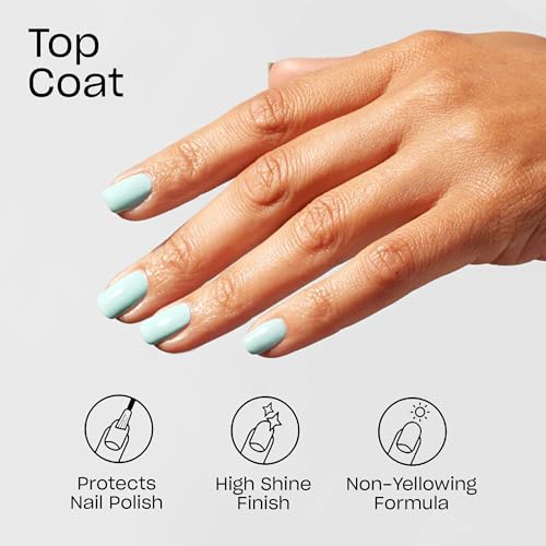 OPI Nail Lacquer Top Coat - Clear, Quick-Drying, Chip-Resistant Finish