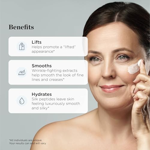 Beverly Hills MD Lift & Firm Sculpting Cream- Tighten & Tone Skin, Anti-Aging Lotion for Smooth, Moisturized Complexion- Lift and Smooth Face, Neck, D?collet? w/Silk Peptides, + Aloe Vera, Vitamin E