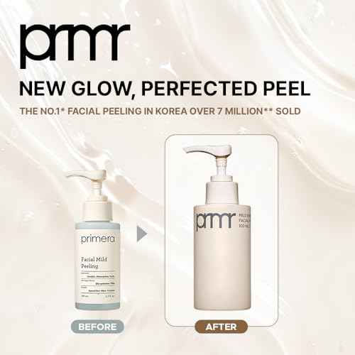 Primera (PRMR) Mild Peeling Gel | Korean Gentle Exfoliating Facial Wash for Sensitive Skin, Daily Pore Care & Smooth Radiant Skin (100ml, 3.38 fl. oz)