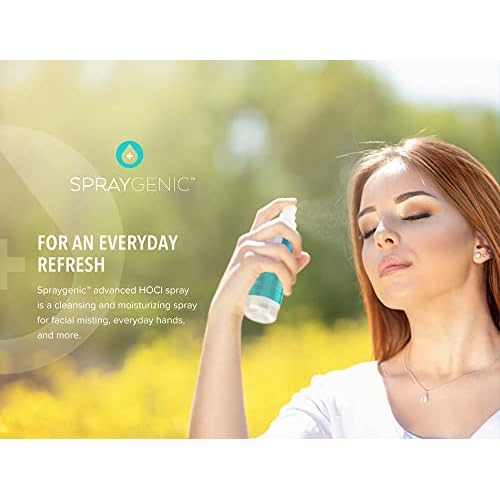 Advanced HOCl Spray For Your Skin, Daily Cleanser & Moisturizer, For All Skin Types, 50ml (1.7 fl oz)