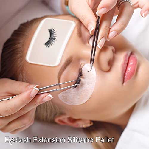 Silicone Eyelash Extension Holder Pads - 6 Pack