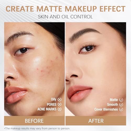 Maksure 24HR Oil Control Pressed Powder - Waterproof Matte