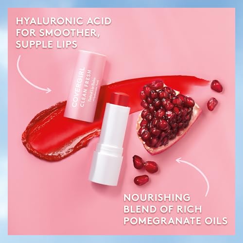 CoverGirl Clean Fresh Tinted Lip Balm, Hydrating Vegan Formula