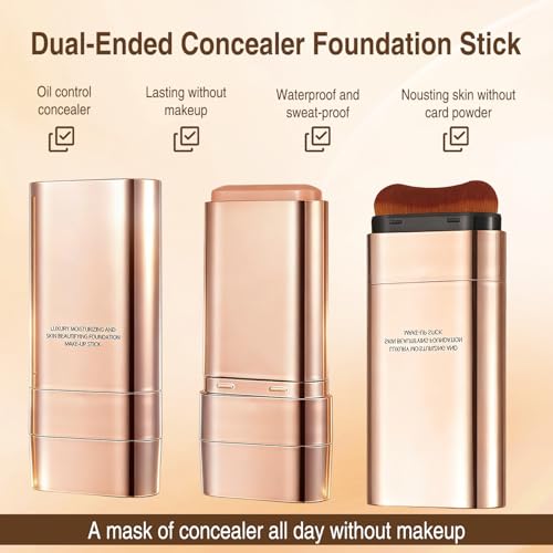 Snail BB Cream SPF 50 Foundation, Tinted Moisturizer for Face with SPF 50 Colour Correcting Self Adjusting for Mature Skin Lightweight Long-Lasting Buildable Coverage Foundation, 2PCS