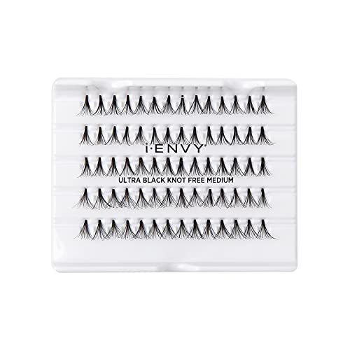 i•ENVY Ultra Black Individual Lashes, 280 Remy Hair, Natural Look