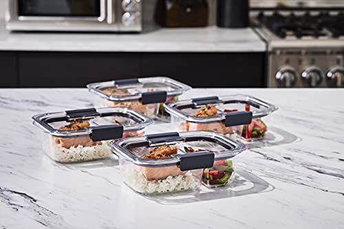 Rubbermaid Brilliance BPA Free Food Storage Containers with Lids