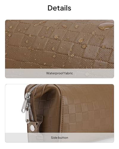 TOPEAST Travel Makeup Bag 3-Piece Set, Waterproof Organizer