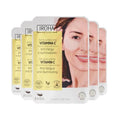 IROHA NATURE Illuminating & Anti-Fatigue Eye Patches with Cucumber & Vitamin C | 5 Pairs | Reduces Puffiness, Dark Circles & Wrinkles | Deep Hydration with Hyaluronic Acid | Vegan & 100% Biodegradable