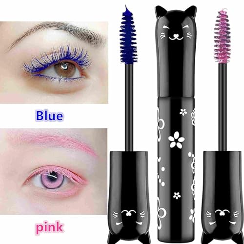 6 colored Mascara sets Gift mascara volume and length White Blue Purple Black Brown Pink Waterproof Natural Hypoallergenic Color Makeup Best Benefit Volumizing Lengthening Curling Defining Washable