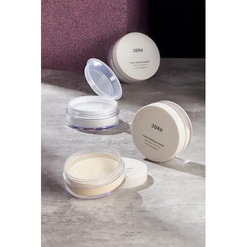 JOAH Loose Setting Powder 0.5oz, Lightweight Breathable Matte Finish, Controls Oil & Shine for Smooth, Flawless Skin, Long-Lasting, Non-Drying, Vegan Face Powder with Built-in Sifter, Silky Finish