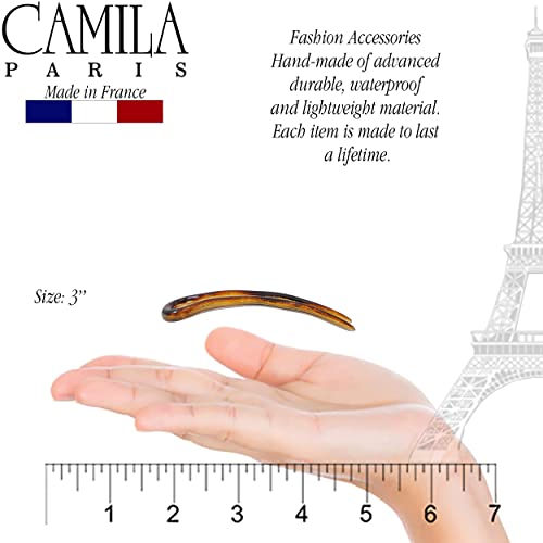 Camila Paris AD823 French Twist Hair Sticks - Tortoise Shell Bun Pins