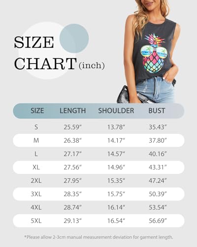 Tank Top for Women Sleeveless Tops Round Neck Loose Fit Basic Tunic (Mama Letters, M)