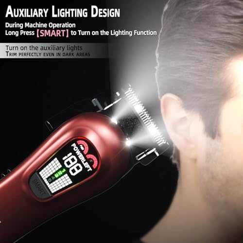 TCMKY Cordless & Corded Hair Clippers for Men
