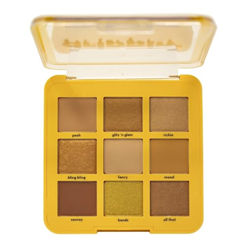 The Crème Shop 9-Color Eyeshadow Palette | Neutral Nude Brown