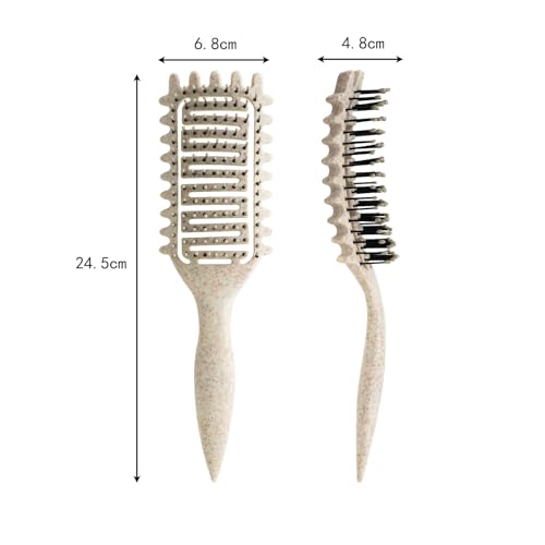 Curl Defining Brush for Curly Hair - Vented Detangling Brush