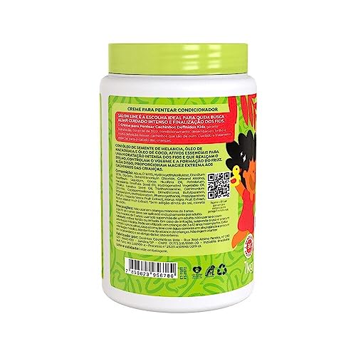 Salon Line Kids Defined Curls Combing Cream - Frizz Control & Shine, 1kg