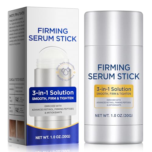 Retinol Firming Serum Stick for Face, Neck & Body ? 3-in-1 Firming for Wrinkles, Smooths & Tightens Skin ? All Skin Types, 1 Oz