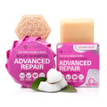 Viori Coconut Advanced Repair Shampoo & Conditioner Bar Set ? Longsheng Rice Water & Jojoba Esters ? Sulfate-Free, Eco-Friendly, Travel Bars for Dry or Damaged Hair