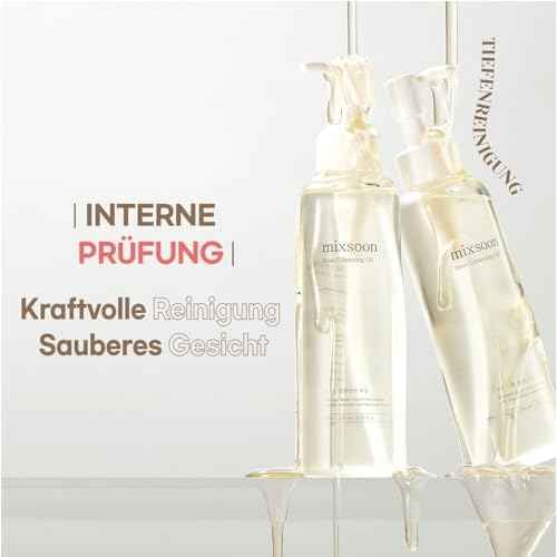 mixsoon Bean Cleansing Oil 6.59 fl oz / 195ml Lightweight Oil Cleanser Make up Remover for daily skin care routine Korean Glass Skin Care