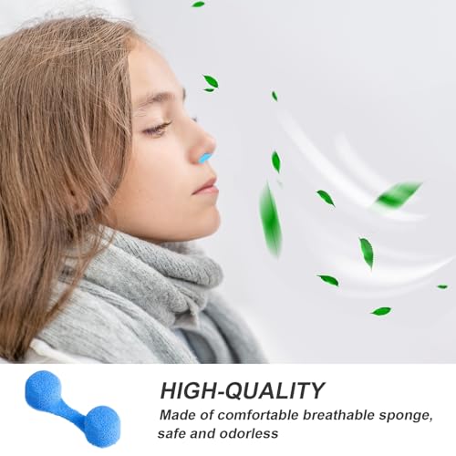 Tondiamo Nose Plug Filters 100-Pack Sponge Blue