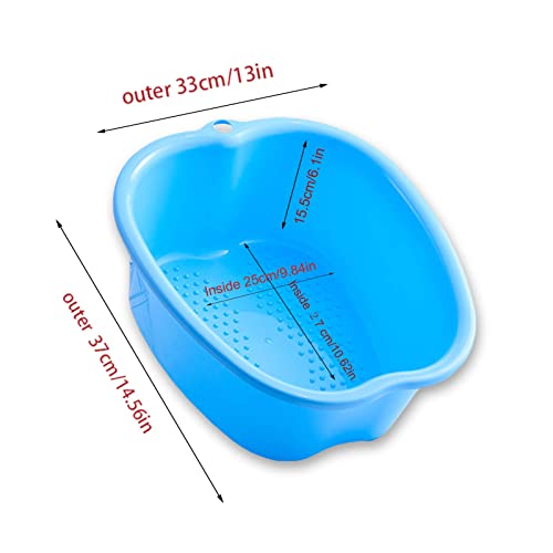 Large Foot Soaking Bath Basin for Relaxation and Massage