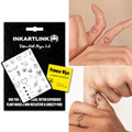 INKARTLINK Semi-Permanent Temporary Tattoos - Waterproof Henna Designs