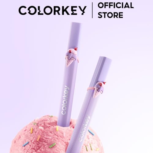 COLORKEY Air Lip Glaze - Ice Cream Edition, Hydrating Mirror Shine Lip Gloss