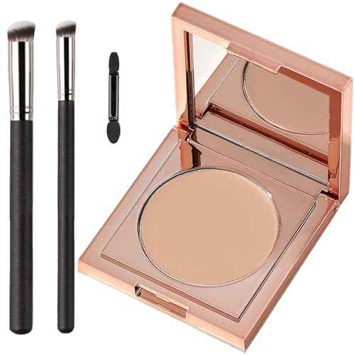 Colored Clay CC Undereye Corrector, Under Eye Concealer Color Corrector for Dark Circles With Three Brushes, Hydrating Concealer