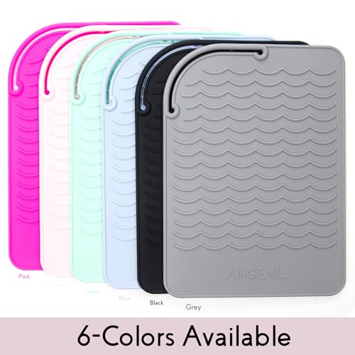 ANGENIL Heat Resistant Silicone Mat for Hair Tools & Travel
