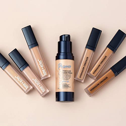 Lune+Aster HydraGlow Concealer - Deep Almond - This medium to full coverage, skin-nourishing concealer hides dark undereye circles, blemishes, redness and other imperfections.