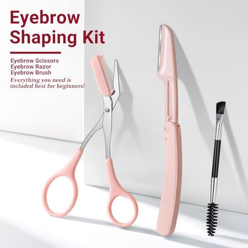 8-Piece Eyebrow Tweezers Kit | Stainless Steel Precision Set