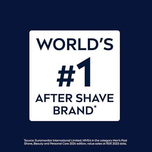 NIVEA Men DEEP Refreshing and Hydrating After Shave with Natural Charcoal, Aftershave Lotion for Men Soothes Shave Irritation, Vanilla and Bourbon Scent, 3.3 Fl Oz Bottle, Pack of 3