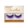 Purple Mink False Eyelashes - Color Couture Full Lashes