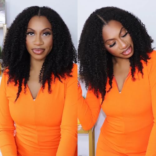 Tight Curly Crochet Hair 120g 100% Human Hair 18in Black