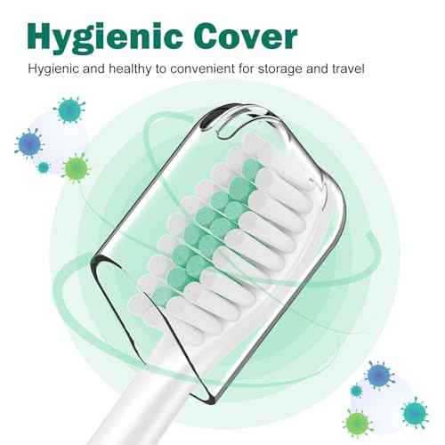 Replacement Toothbrush Heads for Philips Sonicare Replacement Brush Heads Medium Soft Dupont Bristles Electric Toothbrush Replacement Heads Fit E-Series Essence Xtreme Elite Advance, 4 Pack