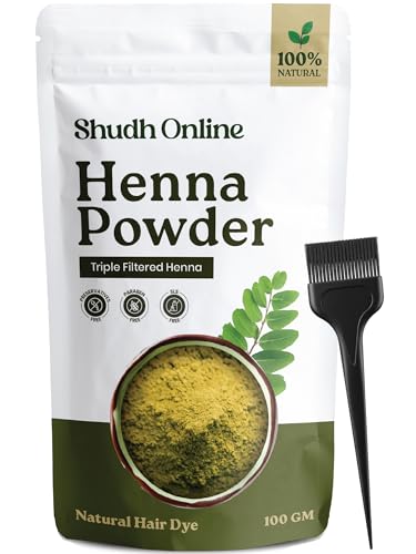 Pure Henna Powder for Hair Color - 100g Natural Red Dye