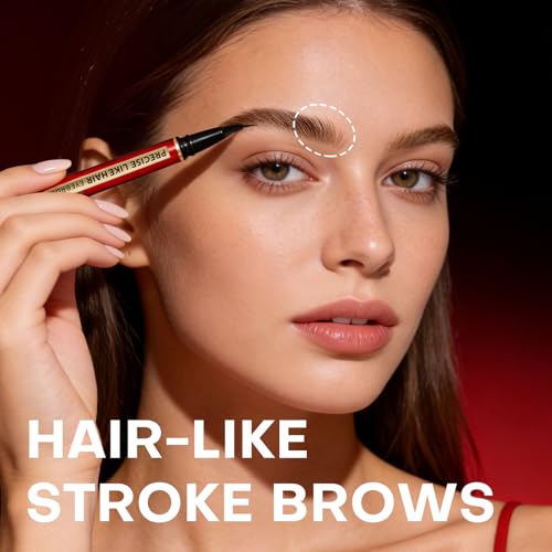 KIMUSE Waterproof Eyebrow Pen - 2 in 1 Dual-Ended Brow Tint