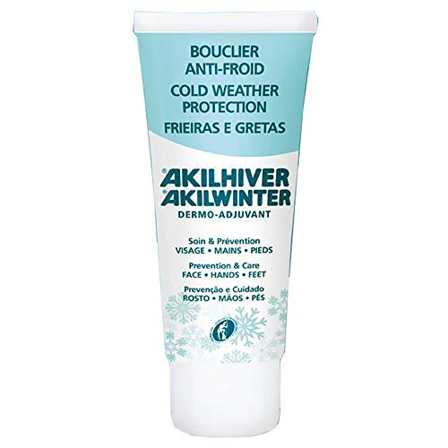 Akileine Akilwinter Protective Cold Weather Cream for Face, Hands & Feet: Prevents Chilblains, Frostbites, and Cracks, Soothes Itchy Dry Skin, Suitable for Skin & Family Use (3.4 Fl Oz)